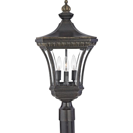 Quoizel Devon Outdoor Post Lantern DE9256IB